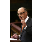 Montoro durante su intervención en el Congreso.