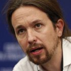 Pablo Iglesias, líder de Podemos, en el Parlamento de Estrasburgo, el pasado 1 de julio.