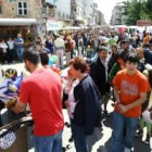 Cacabelos suele celebrar sus ferias en la calle, ante la ausencia de un recinto específico para ello