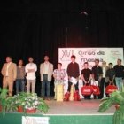 Los premiados, con el alcalde y los miembros del jurado.