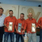 Equipo de Deportes Santa Ana, vencedor en el XVIII Open. P. V.