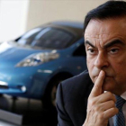 Carlos Ghosn, presidente de Renault, en una conferencia de prensa en Japón el pasado 23 de febrero.