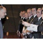 El nuevo presidente del Tribunal Constitucional, Francisco Pérez de los Cobos, durante su toma de posesión como magistrado del alto tribunal en enero del 2011.