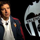 José Ramón Alexanco, en una entrevista para la televisión del Valencia.