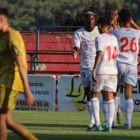 Dorian firmó el gol del triunfo para la Cultural en el feudo del Calahorra. CYDL