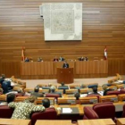 Imagen de archivo de un anterior debate presupuestario en Valladolid.