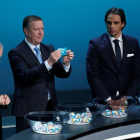 Momento en el que sale la bola de España