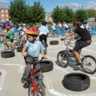 La marcha cicloturistas contó con una buena participación.