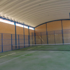 La Junta Vecinal construye una nueva pista de padel. PLANILLO