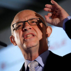 Cristóbal Montoro, ministro de Hacienda, durante el Encuentro del Sector Financiero celebrado hoy.