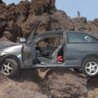 El presuntó agresor salió presumiblemente ileso pese a saltar con el coche desde 60 metros