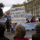 Manifestación de la asociación Long Hope el pasado día 12 en Madrid ante la embaja de Noruega. EFE