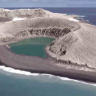 Una nueva isla del Pacífico se está formando a partir de ceniza en Tonga.