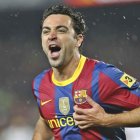 El centrocampista del Barcelona, Xavi Hernández.
