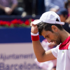 Novak Djokovic, en su derrota.