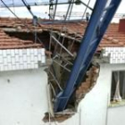 Estado en el que quedó el edificio de Santurce en el que murió una mujer embarazada