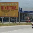 El cartel que anuncia desde hace unos días la próxima visita de The Chieftains a Ponferrada