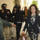 La jueza Mercedes Alaya, el 12 de marzo pasado, llegando a los juzgados de Sevilla.