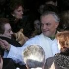 El párroco de Cacabelos en la presentación del programa de agosto