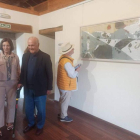 Algunas de las obras de la exposición de Villablino. ARAUJO