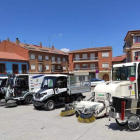 Nueva maquinaria adquirida por el Ayuntamiento para acometer el servicio de limpieza. DL