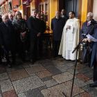 Las Concepcionistas, durante la visita de la Corporación municipal. FERNANDO OTERO