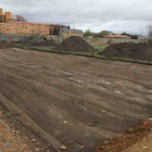 Estado que presentaban esta semana las obras del nuevo sector, en la zona más próxima a La Serna.
