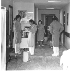 El Hospital de León, al inicio de la epidemia en 1981. DL