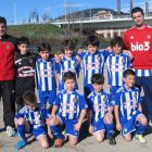 Formación de la Ponferradina C de categoría benjamín.