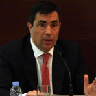 Pere Soler, en una comparecencia en el Parlament.
