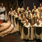 Puesta en escena de la ópera que se llega al Bergidum. DL