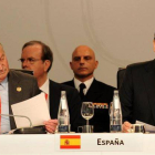 Mariano Rajoy junto al Rey Juan Carlos en Cádiz.