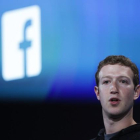 El fundador de Facebook, Mark Zuckerberg, en una conferencia