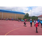 El pueblo de Sariegos acogió la clausura de los juegos escolares impulsados por la Diputación. DL