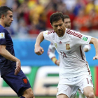 Xabi Alonso, autor del único gol de España en Brasil, aseguró que La Roja jugó sin hambre.