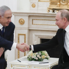 Netanyahu y Putin, en una reunión en el Kremlin