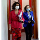 Montero y Calviño tras el último consejo de ministros. ZIPI