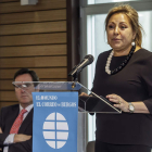 La vicepresidenta y consejera de Empleo, Rosa Valdeón. santi otero