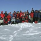 La expedición del SLAC, en el Pico Cueto, al término de la ascensión.