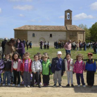 Los escolares volvieron a la ermita para celebrar la fiesta.