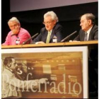 Sancho, Del Olmo y Pérez Puig, ayer en la conferencia en el Bergidum