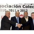 Cepyme, Ceoe, UGT y CC.OO. firmaron en febrero el pacto de negociación colectiva; desde entonces el