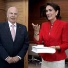 La presidenta de las Cortes  recibe el informe del Procurador.