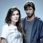 Hugo Silva junto a su pareja en la nueva ficción televisiva, Marta Nieto.