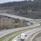 Autovía A-6 a su paso por la comarca berciana