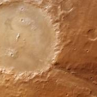 Científicos de la Universidad de Arizona han identificado este cráter en Marte