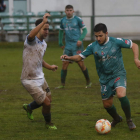 El Atlético Astorga, en un partido de la presente temporada. F. OTERO