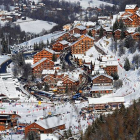 La estación de Méribel, en los Alpes franceses, donde Michael Schumacher sufrió un accidente el domingo cuando esquiaba fuera de pista.