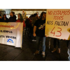 Un momento de la concentración de ayer, convocada por la comunidad estudiantil.