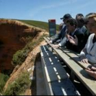 Silvia Clemente junto a Jauma Matas en una de sus últimas visitas a Las Médulas